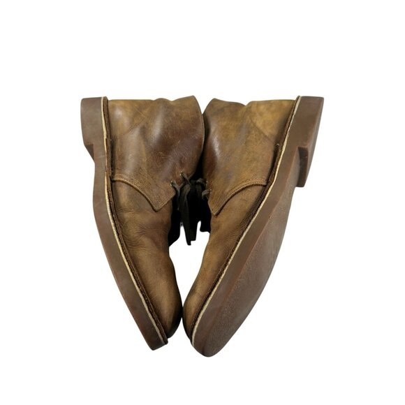 Clarks Originals Men 13 M Brown Leather Chukka Lace Up  Ankle Desert Boots - Picture 5 of 9